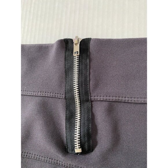 Charlotte Russe Vintage Womens Gray Bodycon Mini Skirt W/ Back Zipper Size M - Picture 8 of 8